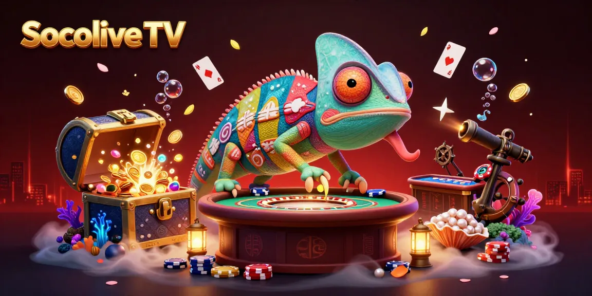Socolive TV offers an immersive gaming experience with rich visuals of the casino atmosphere.