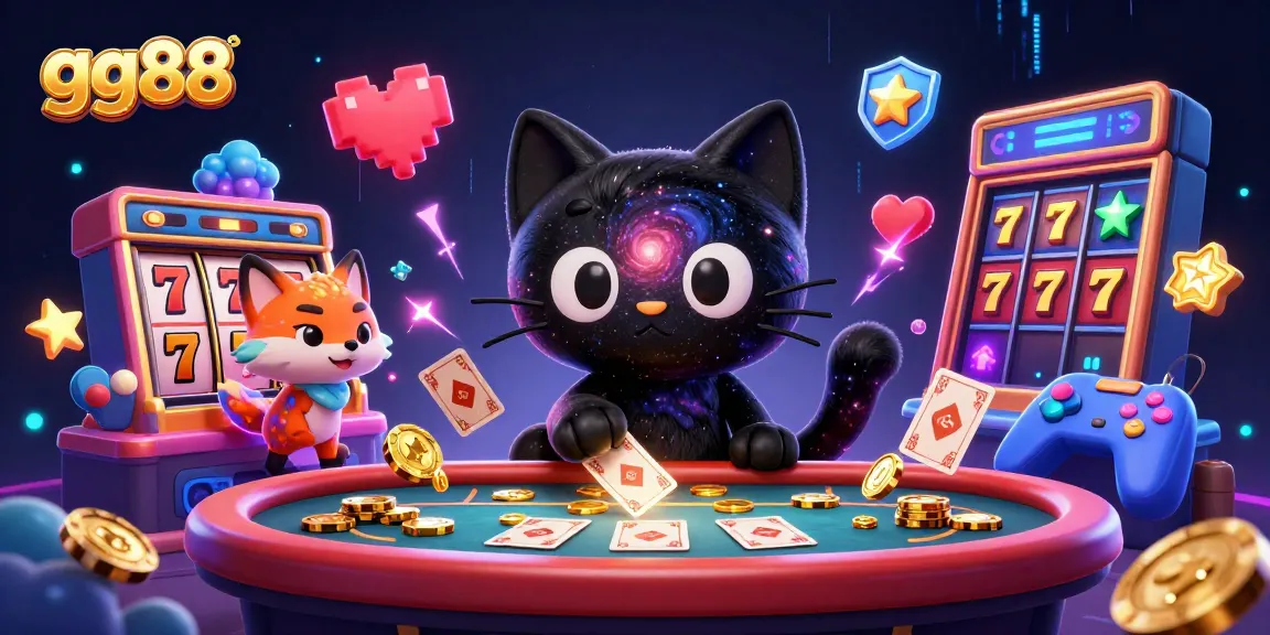 Spin the reels at gg88 with vibrant casino characters and dynamic gaming elements.