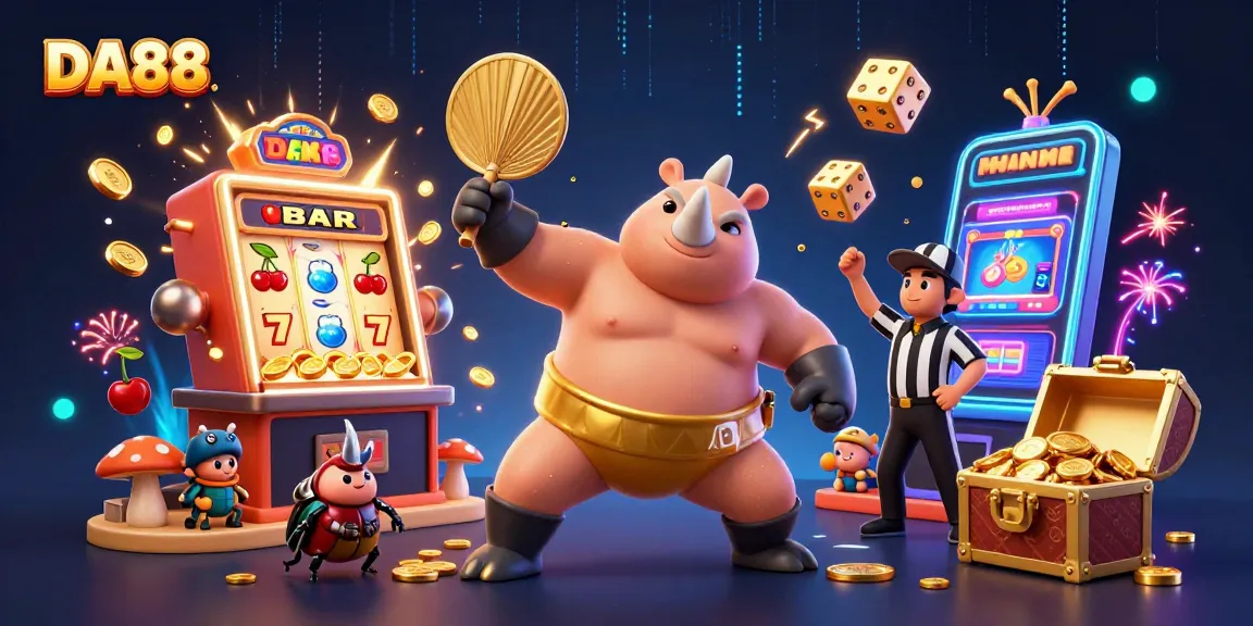 Experience thrilling slots at DA88 with a unique sumo beetle challenge and an explosion of wins.
