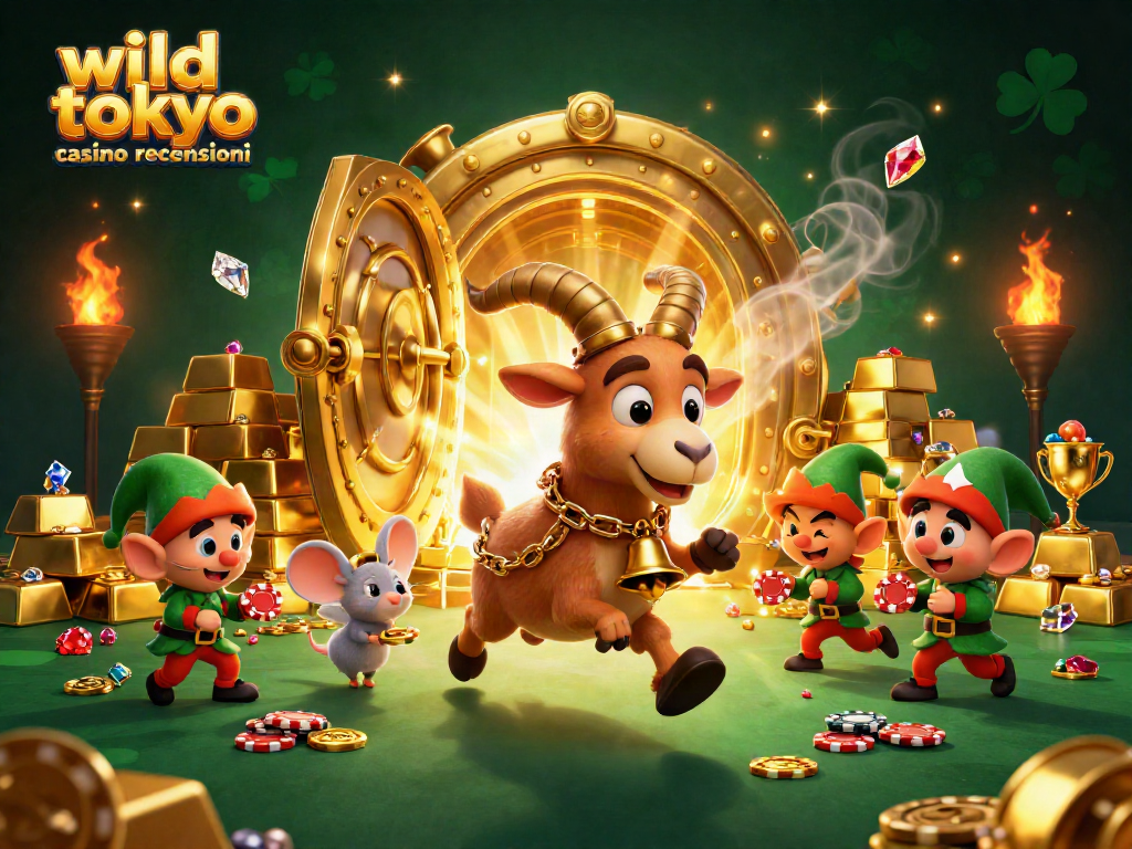 Win at the wild tokyo casino recensioni with festive characters and dynamic gaming elements in this vibrant scene.