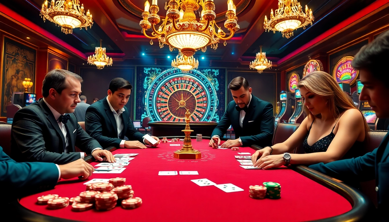 Experience gambling excitement at https://c168.ltd/ with vibrant poker chips and a poised roulette wheel.